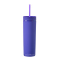 16oz Straight Mug Drinking Tumbler BPA free  Plastic straight  Cup Personalized with straw